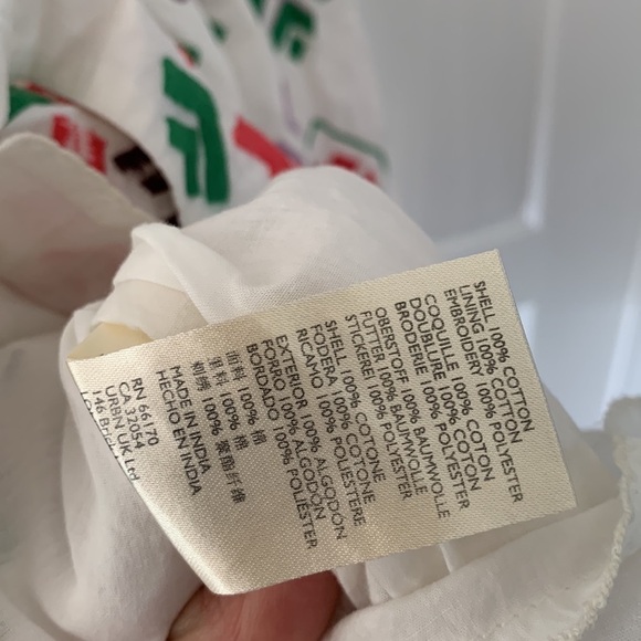 Anthropologie Embroidered Mini‎ Dress, XS cut out back - Picture 11 of 16